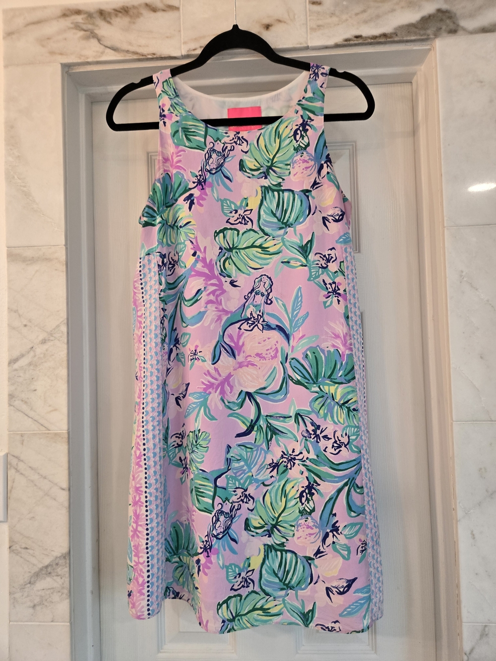 Lilly Pulitzer Floral Mermaid Dress - Pink, Green & Blue